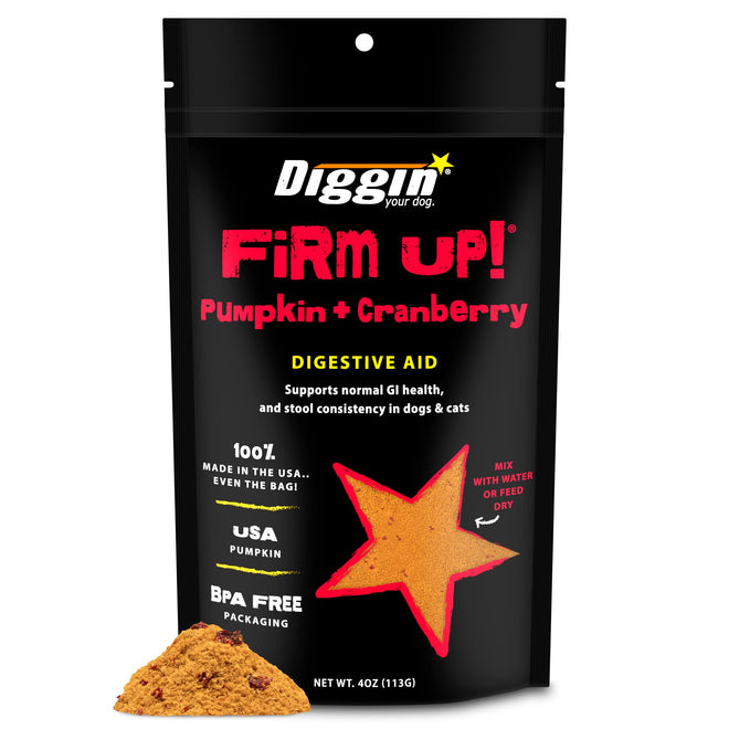 Diggin Firm Up! Digestive Aid Pumpkin + Cranberry 4 Oz