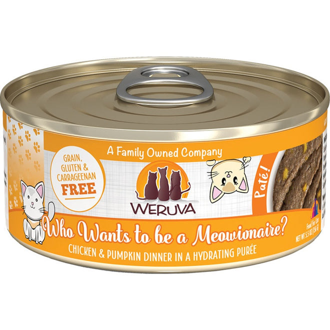 Weruva Cat Pate Who Wants To Be A Meowionaire Can 5.5oz