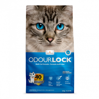 Intersand Odorlock Unscented Multicat Formula Cat Litter