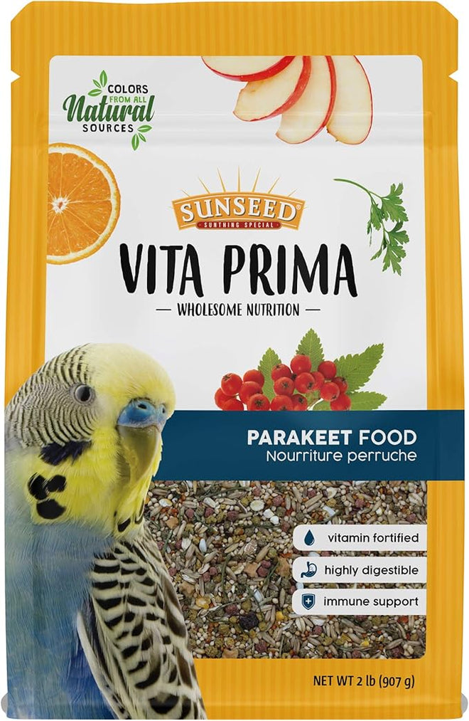 Sunseed Vita Prima Wholesome Nutrition Parakeet Food, 2 lb