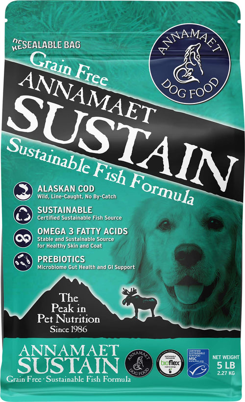 Annamaet Sustain Grain Free Cod Recipe for Dogs