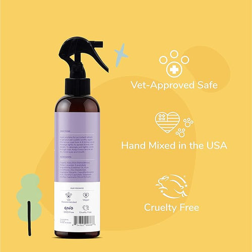 Kin + Kind Coat Smell Spray Lavender 12oz for Dogs & Cat