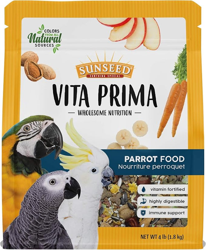 Sun Seed Vita Prima Parrot Food, 4 lbs