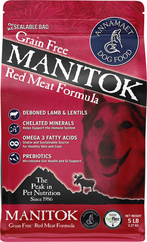 Annamaet Manitok Grain Free Red Meat Recipe for Dogs