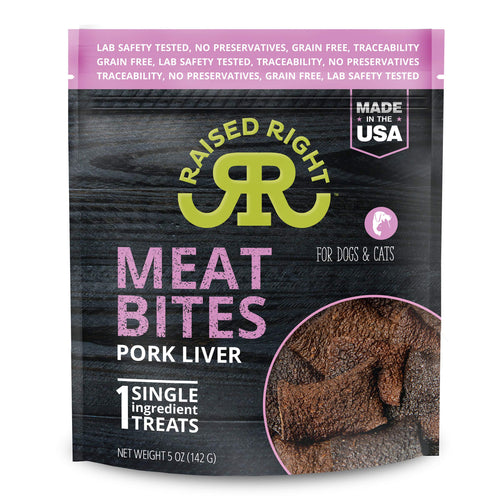 Raised Right Pork Liver Treats