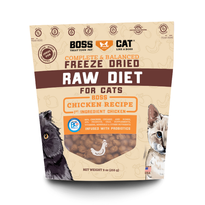 Boss Cat Freeze Dried Raw Diet