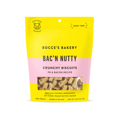 Bocces PB and Bacon Biscuits