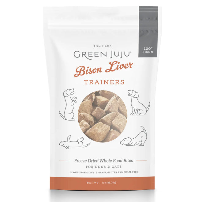 Green Juju Bison Liver Trainers 3oz