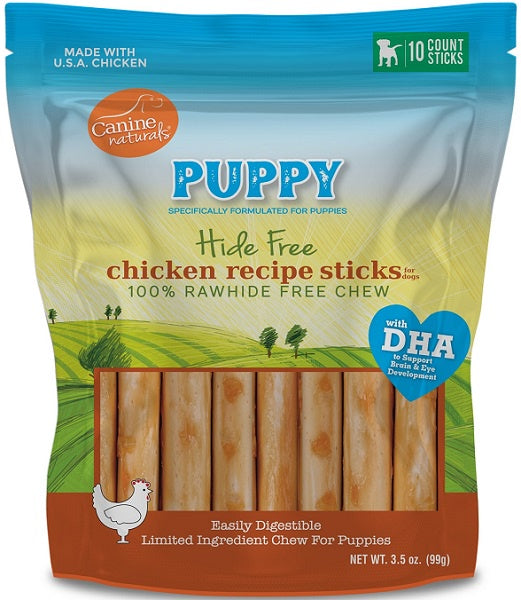 Canine Naturals Puppy Chicken Sticks 10pk