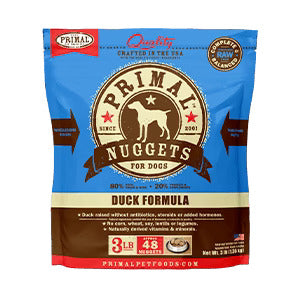 Primal Frozen Raw Duck for Dogs