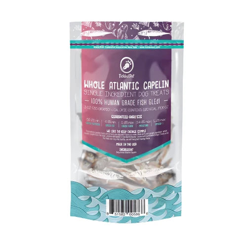 Tickled Pet Whole Capelin | Dog Treats (3 oz)