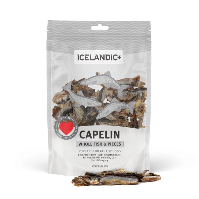 Icelandic Capelin 2.5oz Treats for Dog