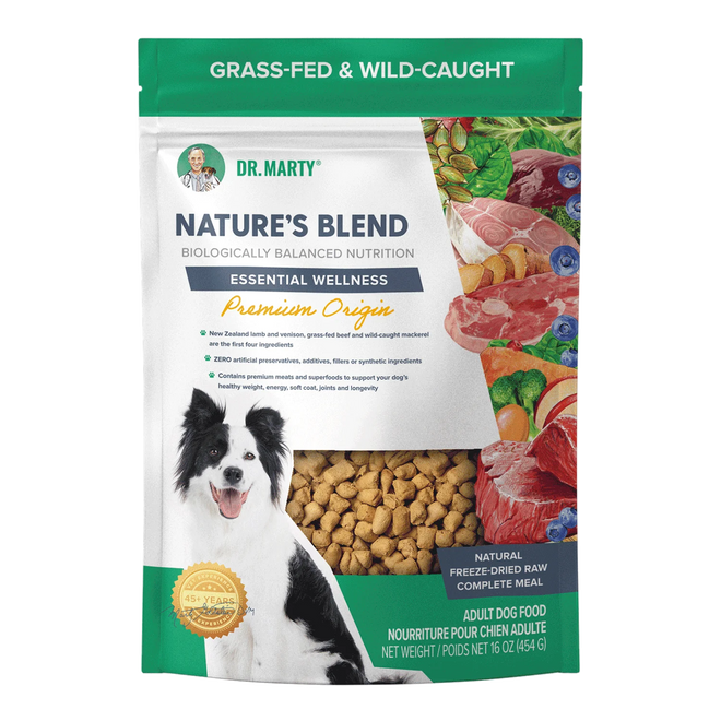 Dr Marty Nature's Blend Premium Origin Freeze Dried for Dogs