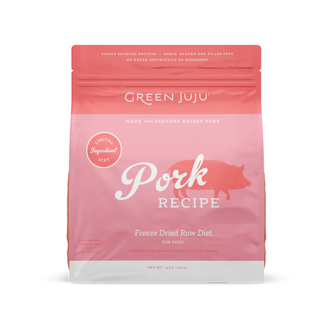 Green Juju Freeze-Dried Pork Recipe 14oz