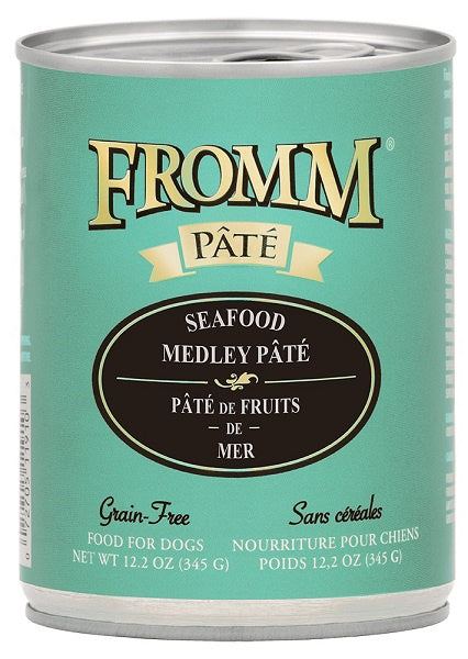 Fromm Dog Seafood Medley Pate Can 12.2oz