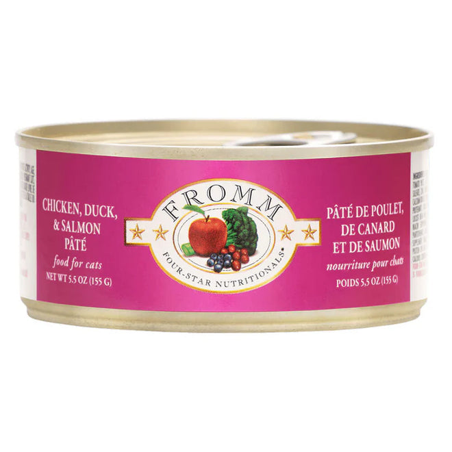 Fromm Cat Chicken Duck & Salmon Pate Can 5oz