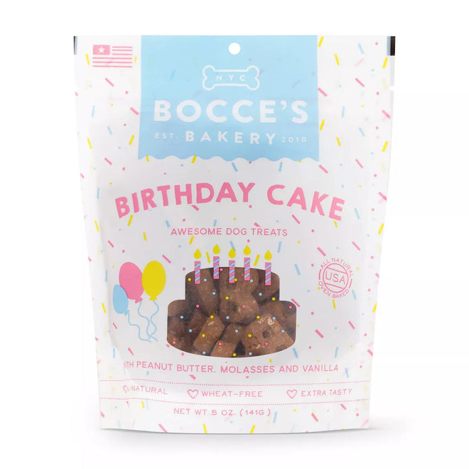 Bocce's Oven Baked Birthday Cake Treat