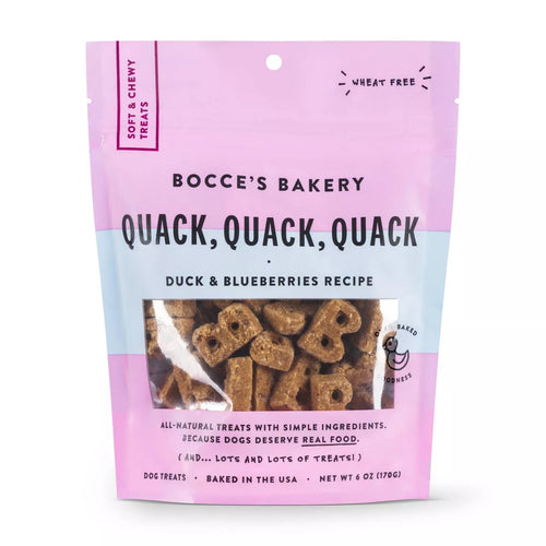 Bocce's Soft and Chewy Duck & Blueberry Treat