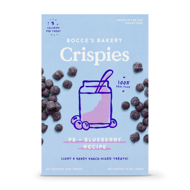 Bocce's Crispies Peanut Butter & Blueberry