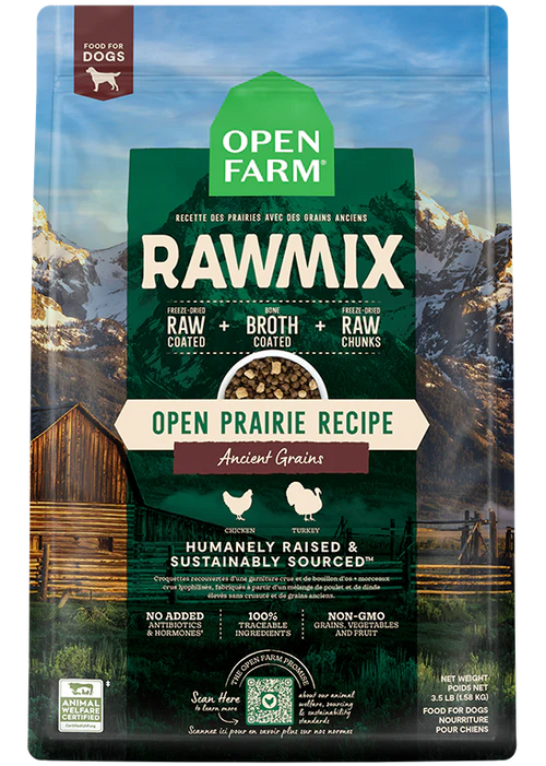 Open Farm Rawmix Open Prairie With Grain for Dog