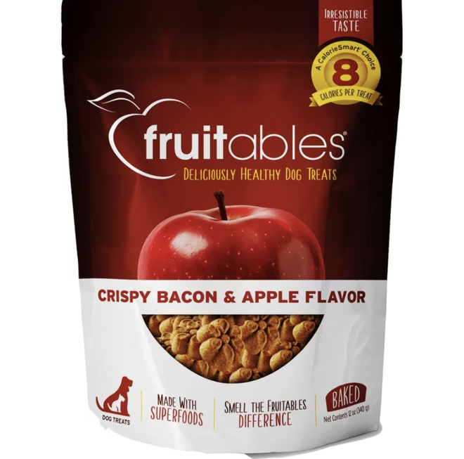 Fruitables Dog Baked Treats Bacon & Apple