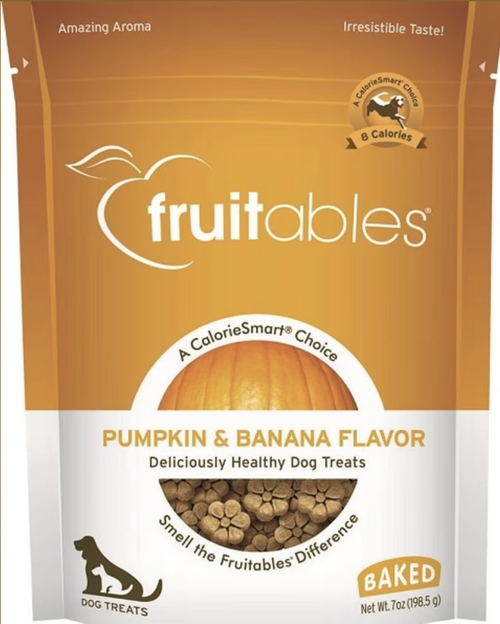 Fruitables Dog Baked Treats Pumpkin & Banana