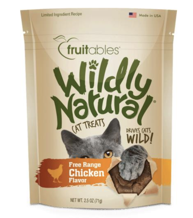 Fruitables Cat Wildly Natural Treats Chicken 2.5 oz