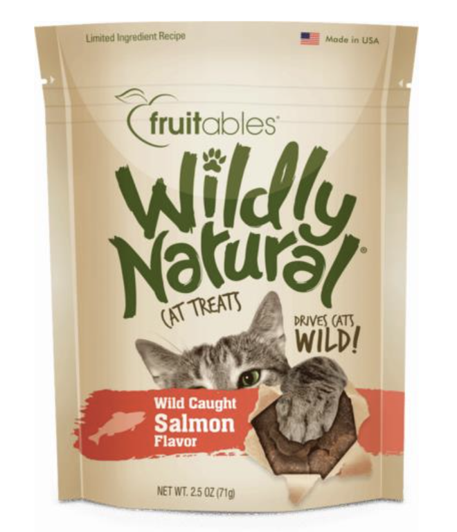 Fruitables Cat Wildly Natural Treats Salmon 2.5 oz