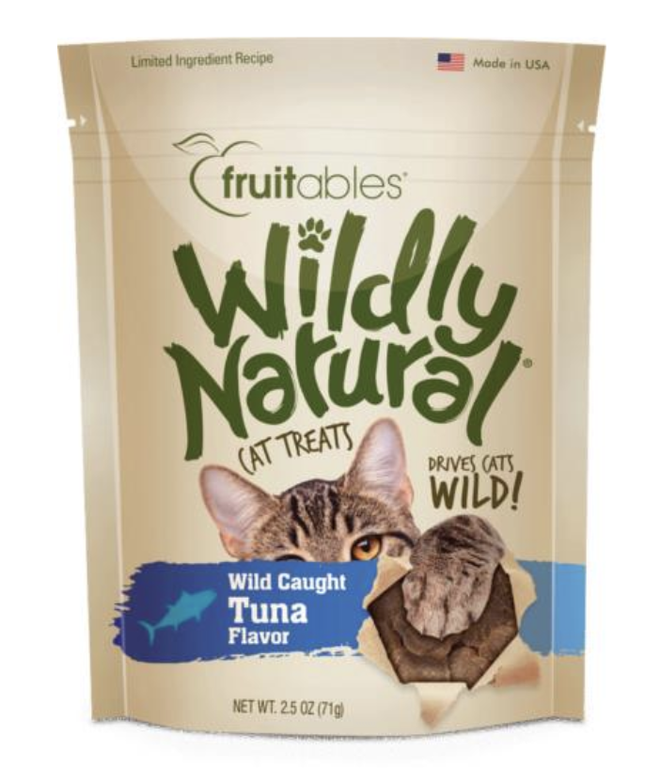 Fruitables Cat Wildly Natural Treats Tuna 2.5 oz