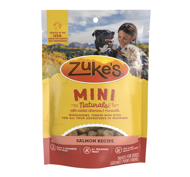 Zukes Dog Treats Mini Naturals Salmon