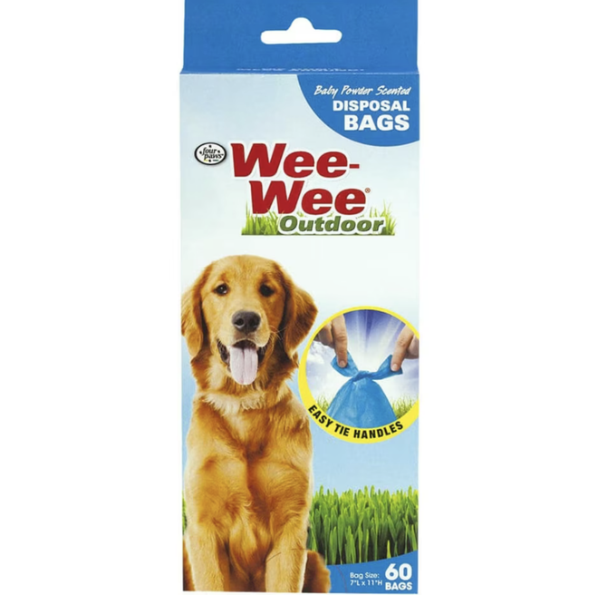 Four Paws Wee-Wee 60 Disposable Bags