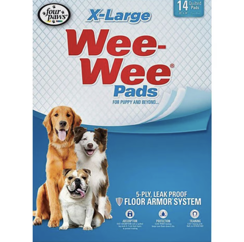 Four Paws Wee-Wee Pads Extra Large