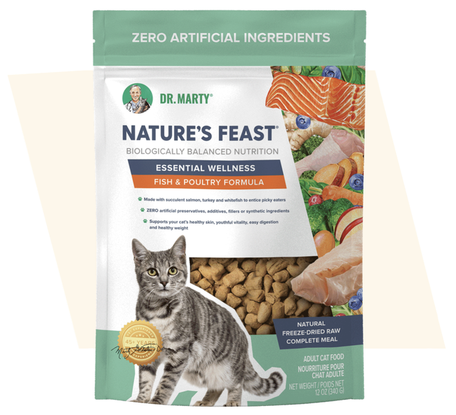 Dr. Marty Cat Nature's Feast Essential Wellness Fish & Poultry