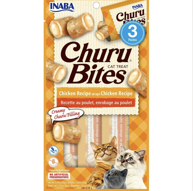 Inaba Churu Bites Chicken 0.35oz 3pk