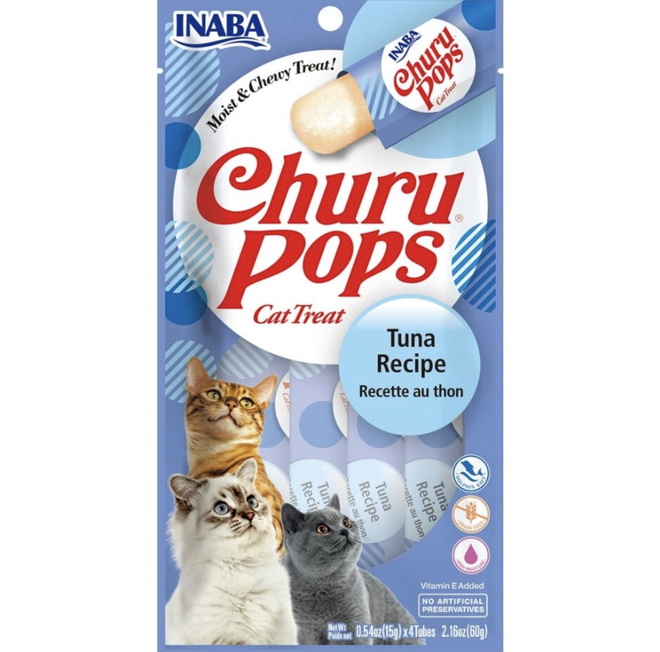 Inaba Churu Pops Tuna 0.54oz 4pk