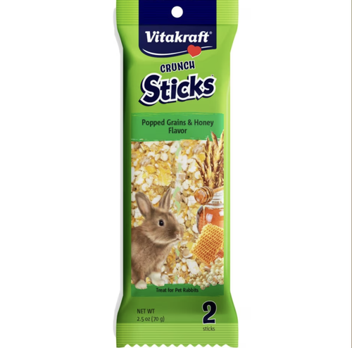 Vitakraft Crunch Sticks Rabbit Treats Grain & Honey 2ct