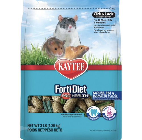 Kaytee Forti-Diet Pro Health Mouse/Rat Food 3lb