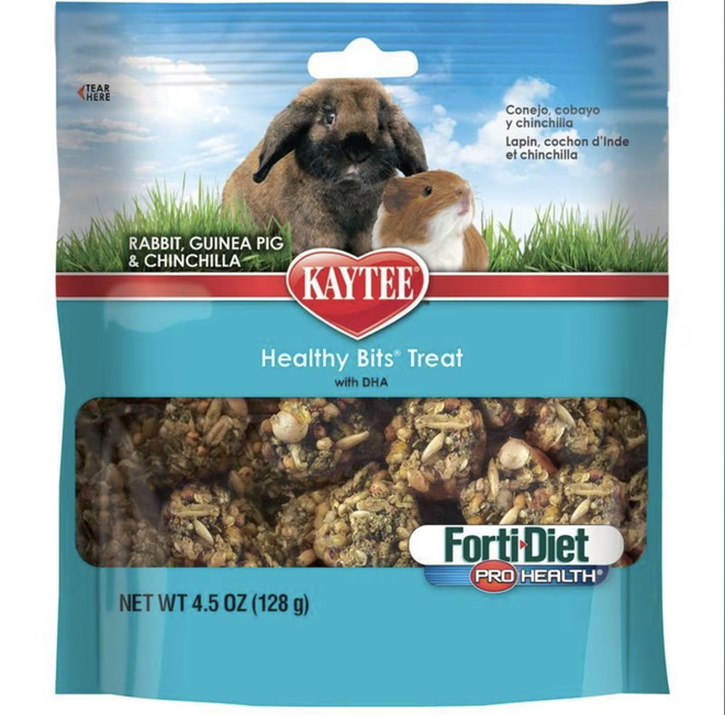 Kaytee Forti-Diet Pro Health Healthy Bits Guinea Pig /Rabbit 4.5oz