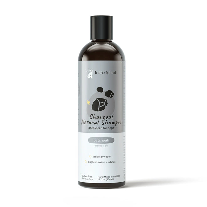 Kin + Kind Deep Clean Charcoal Shampoo 12oz for Dogs