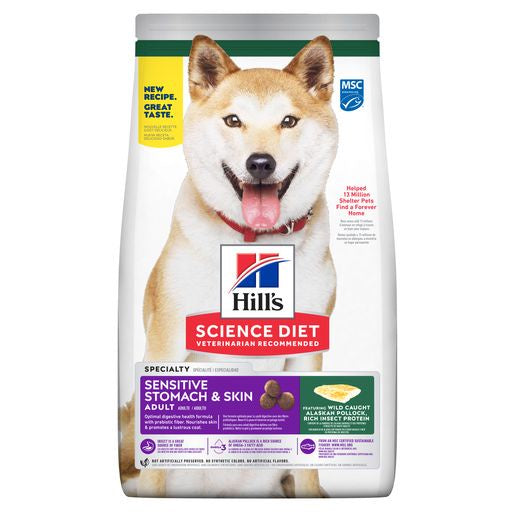 Hill's Science Diet Dog Sensitive Stomach and Skin Pollock 12lb