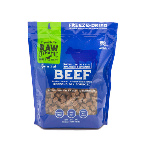 Raw Dynamic Freeze Dried Beef Cubies