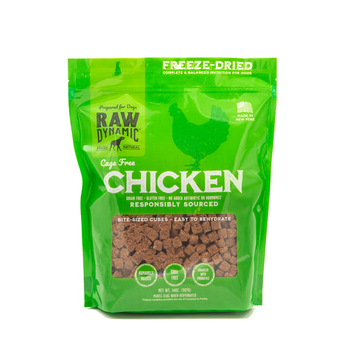 Raw Dynamic Freeze Dried Chicken Cubies