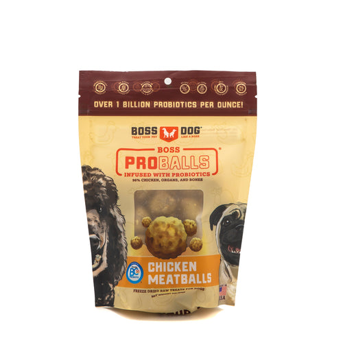 Boss Dog ProBalls Freeze Dried Chicken Meatballs
