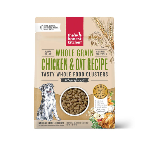 Honest Kitchen Chicken Clusters Dry Recipe for Dogs