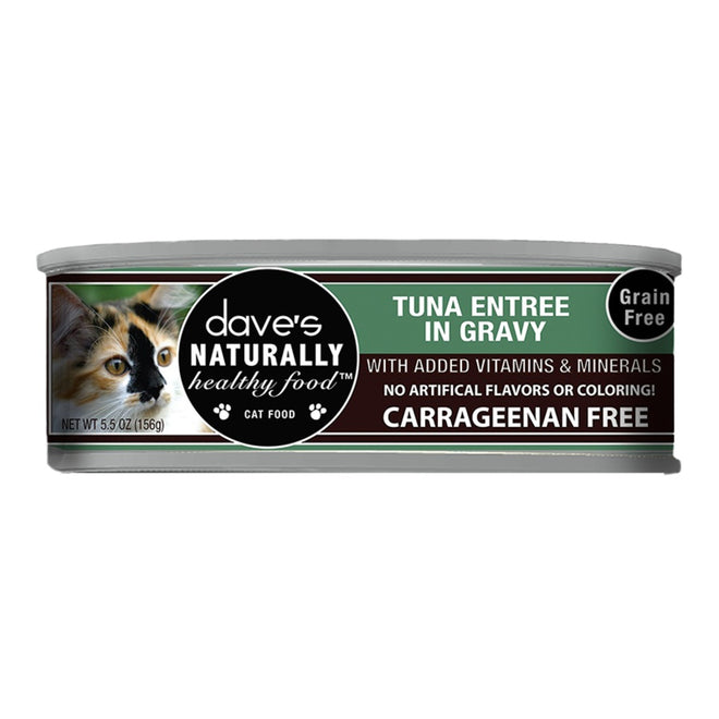 Dave's Cat Tuna Entree In Gravy 5.5oz