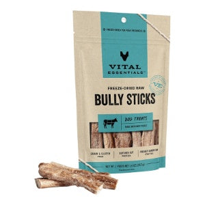 Vital Essentials Dog Freeze-Dried Treat Bully Stick 1.4Oz