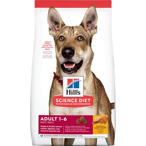 Hill's Science Diet Dog Adult 1-6 Chicken & Barley 5lb