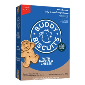 Cloud Star Dog Buddy Biscuits Bacon Cheese