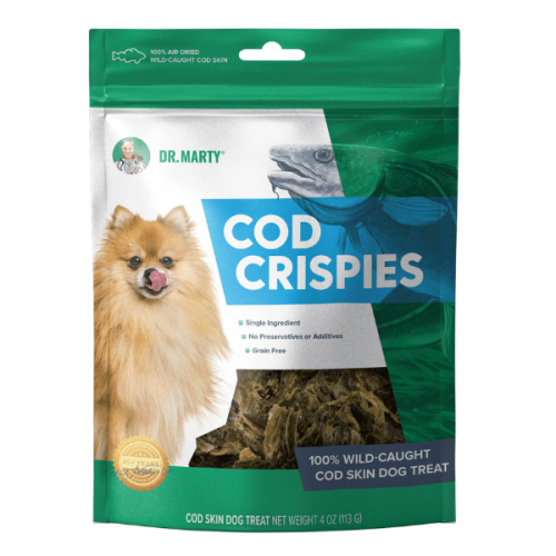 Dr Marty Cod Crispies Cod Skin Treat for Dogs