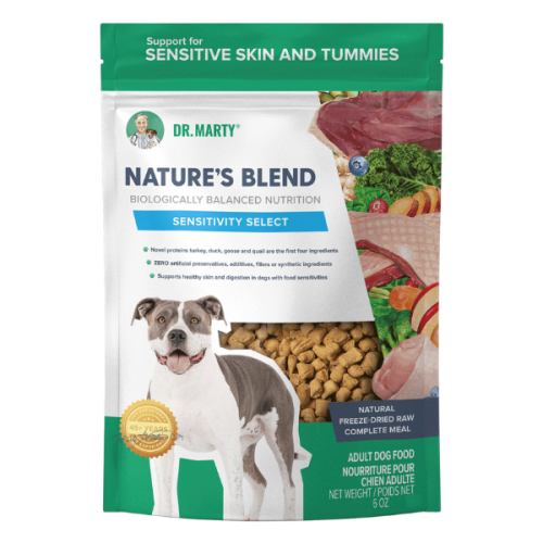 Dr Marty Nature's Blend Sensitivity Select Freeze Dried for Dogs